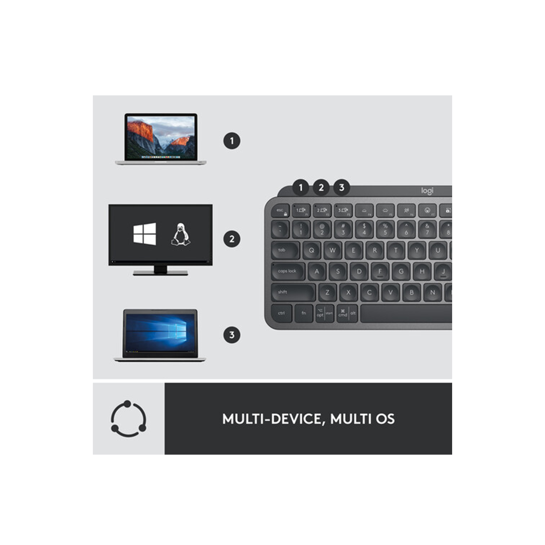 Logitech MX Keys Mini for Business Wireless Keyboard in Qatar Logitech MX Keys Mini for Business Wireless Keyboard in Qatar